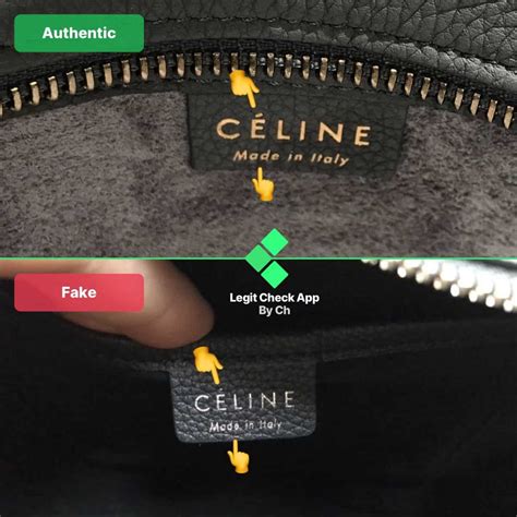 fake celine label|authentic or fake celine bags.